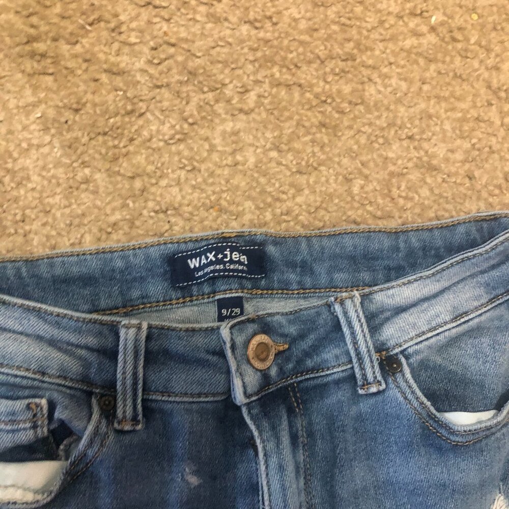 Max Jeans Blue Denim Classic Boyfriend Fit Size 9 - Picture 3 of 6